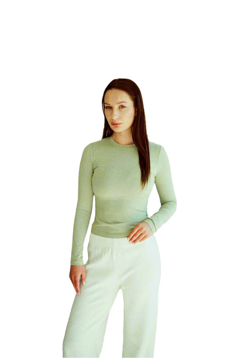 Cream Knitted Pants