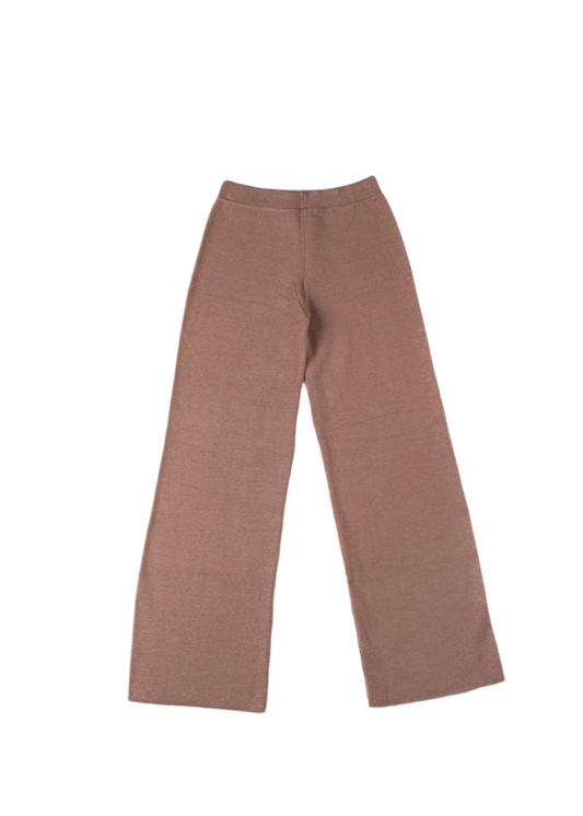 Brown Knitted Pants