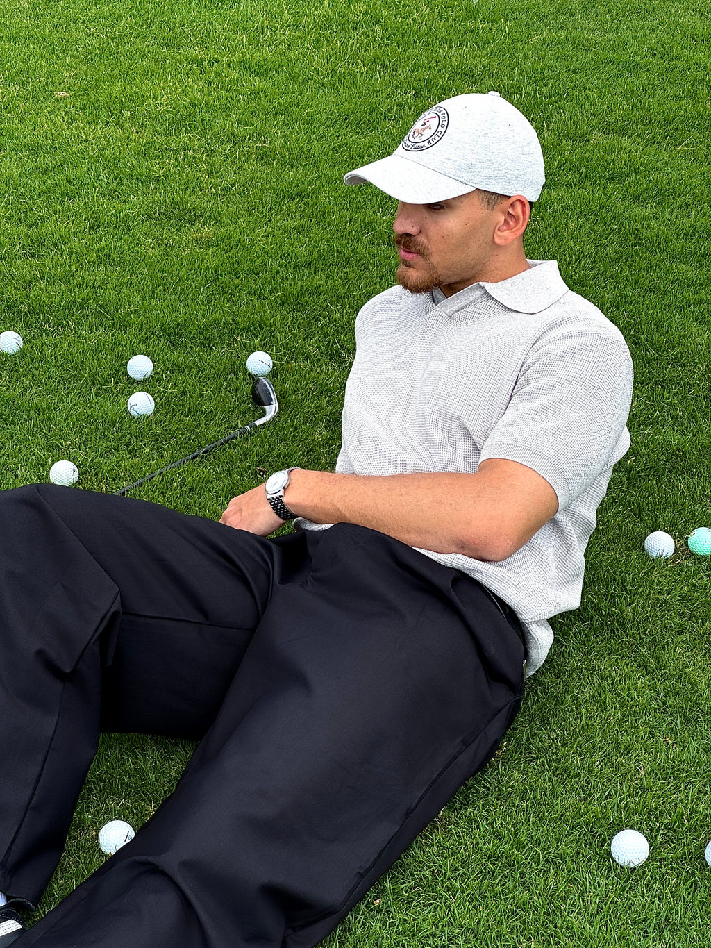 GREY KNITTED T-SHIRT