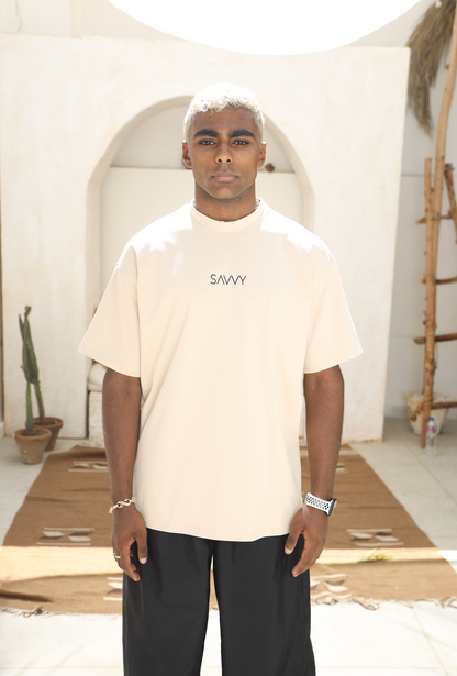 'LUSTY' Beige T-Shirt